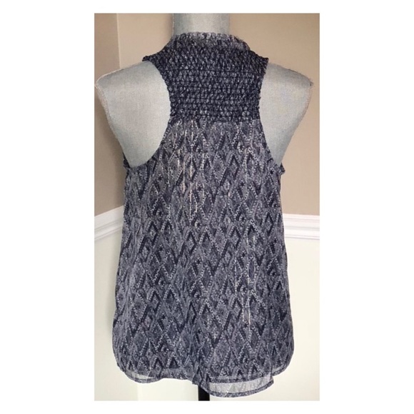 NWT Lucky Brand Scarf Print Tank Top - Picture 4 of 6